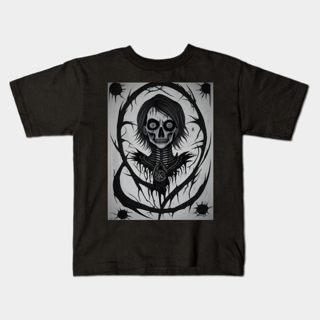 Dark Creep Kids T-Shirt by Dark Juliettes